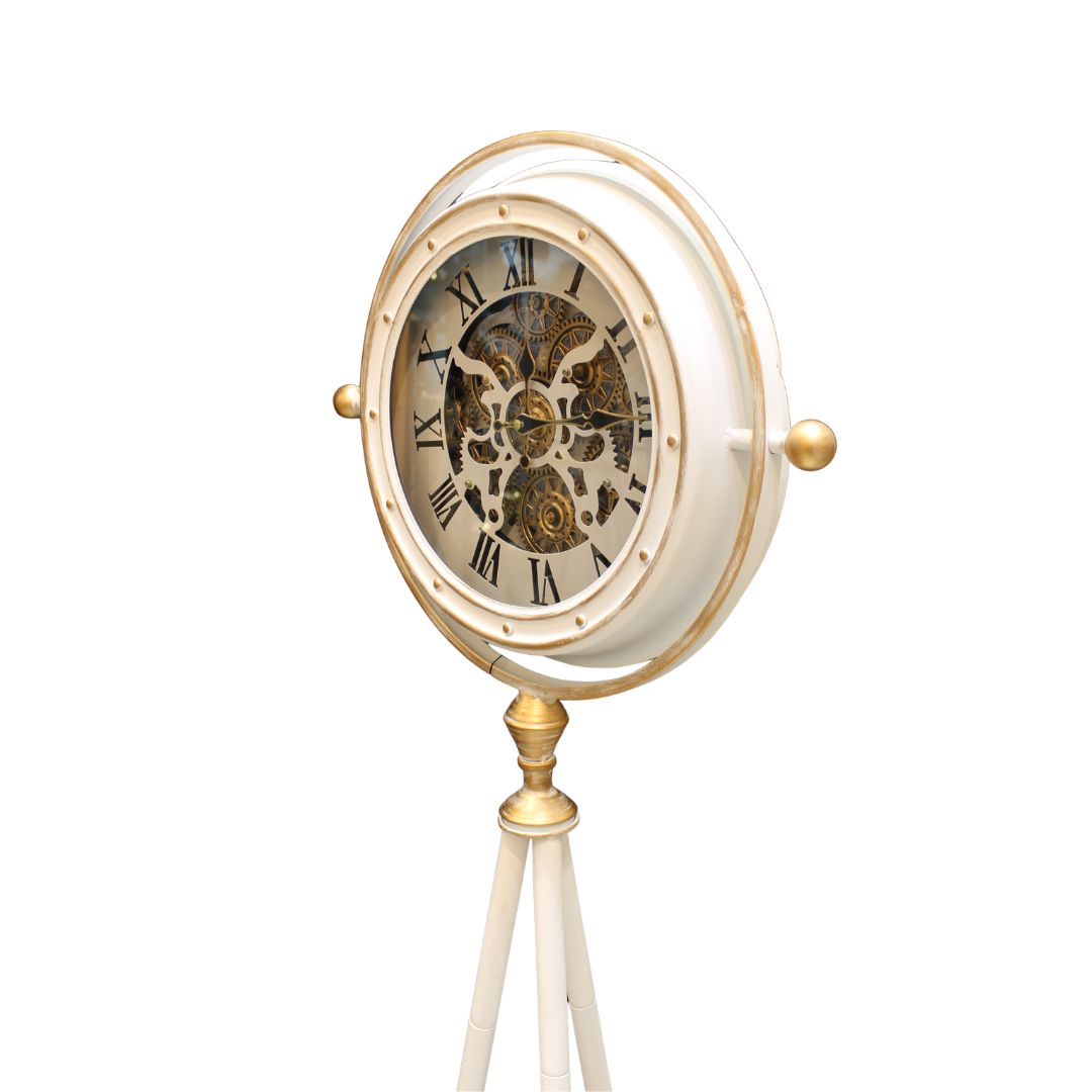 Vintage Tripod Floor Clock
