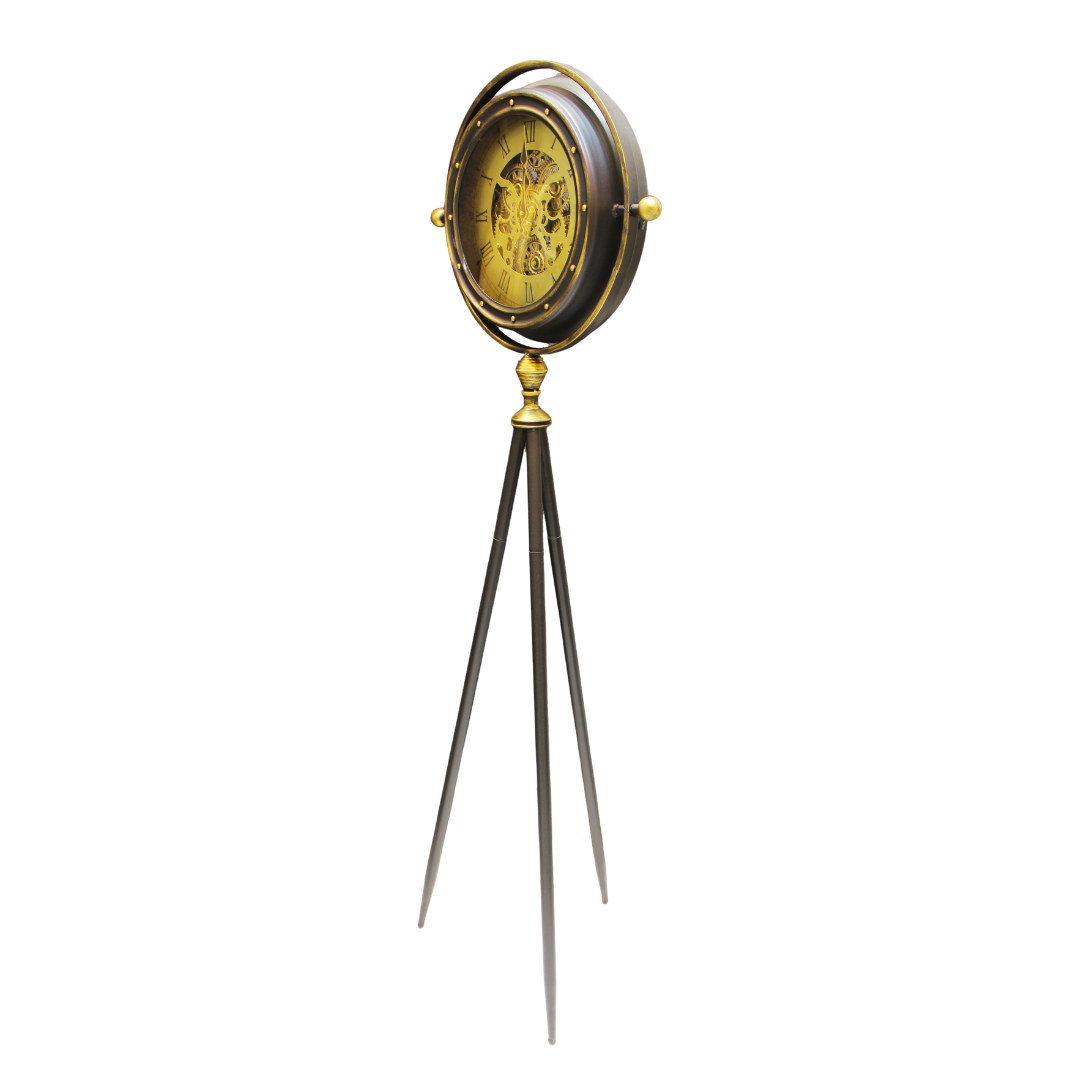 Antique Tripod Floor Clock