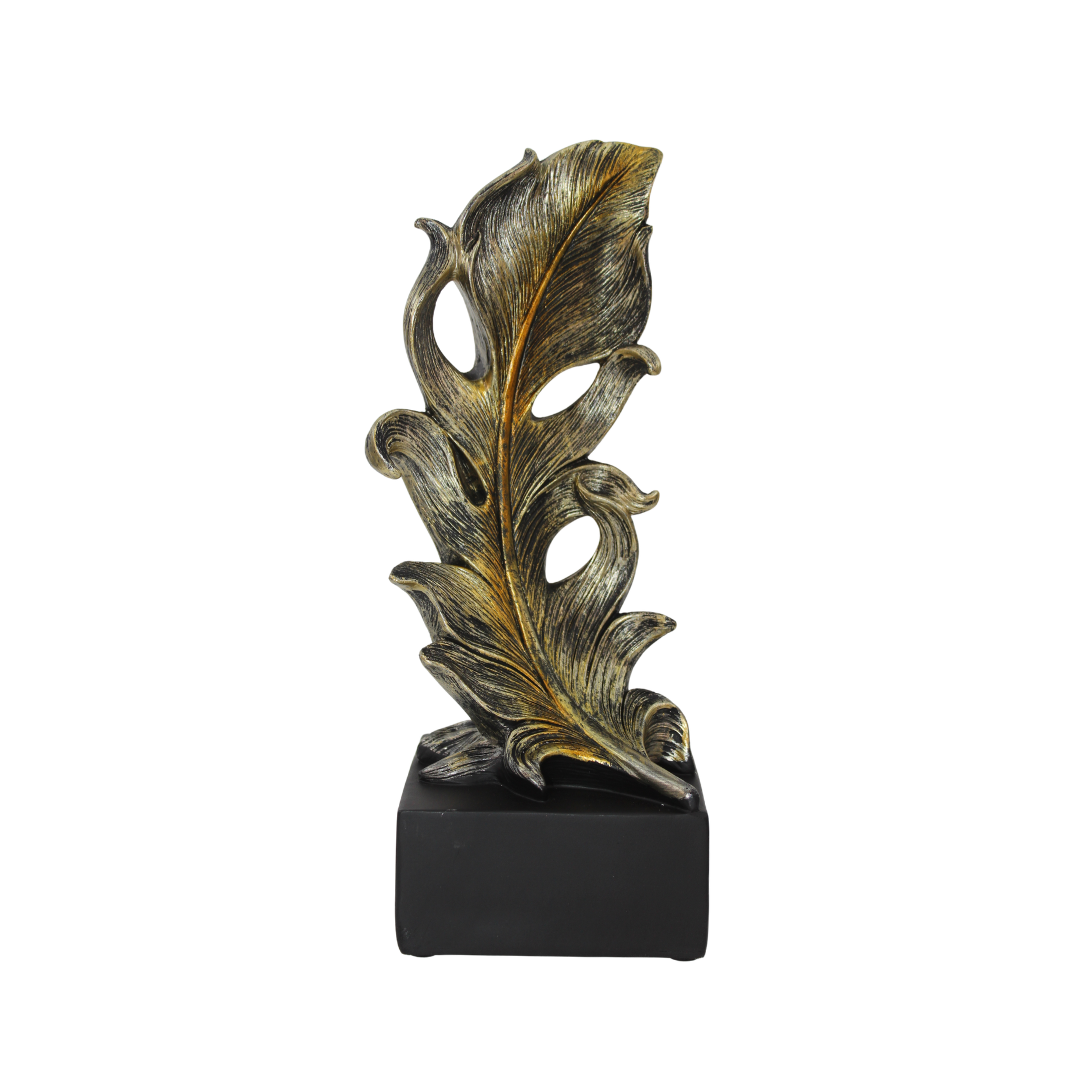 Feather Statue - Abstract Plume Tabletop Organizer