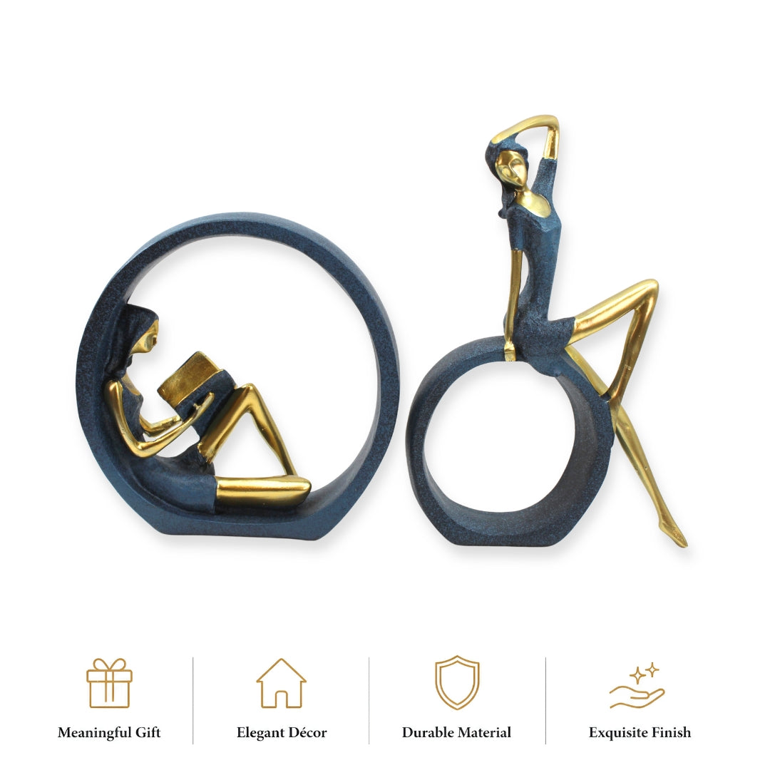 Modern Muse Sculptural Duo