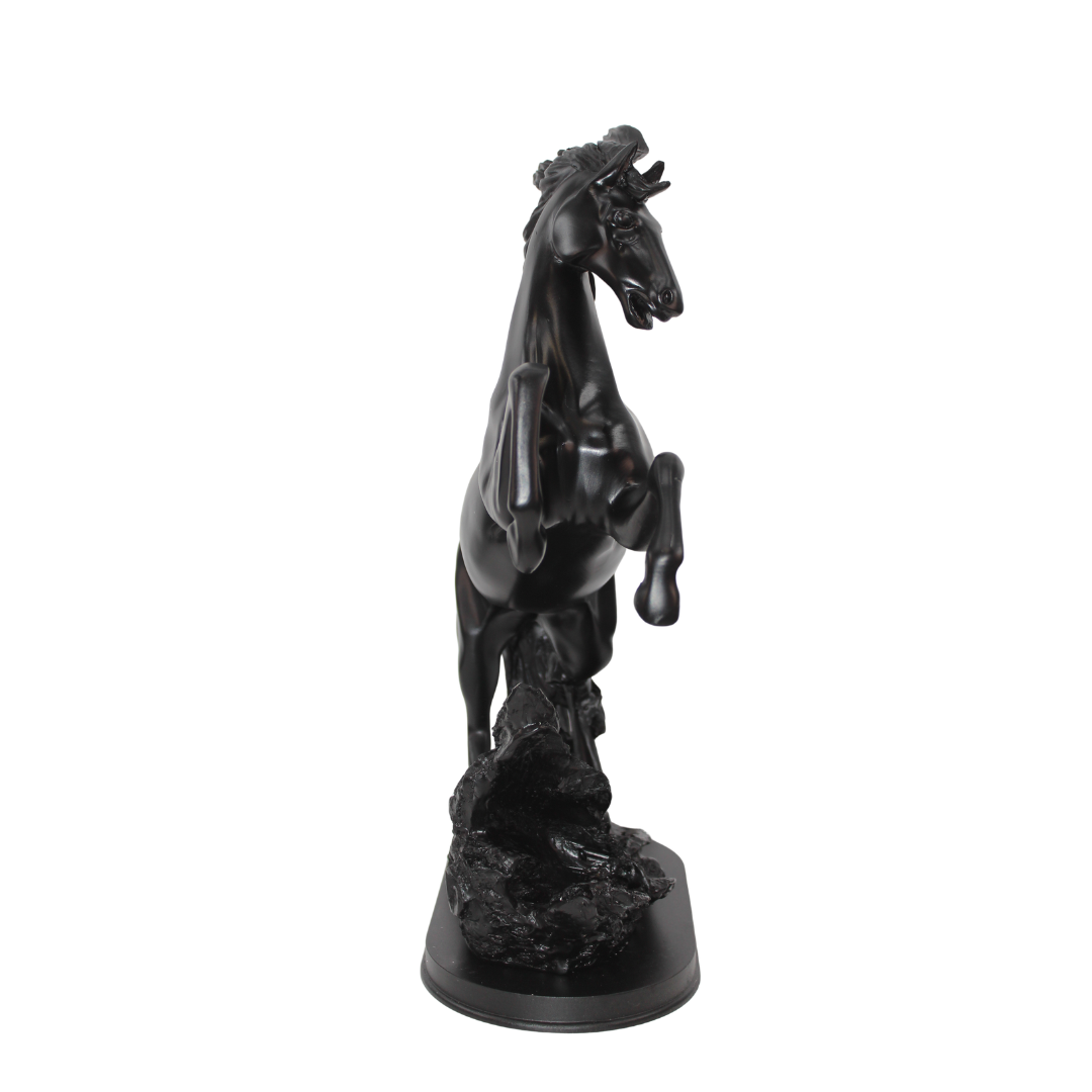 Majestic Rearing Horse Statue Tabletop Organizer