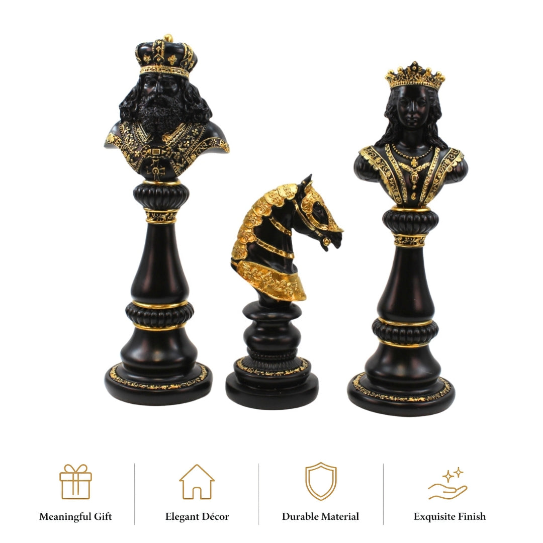 Luxury Chess Bust Sculpture