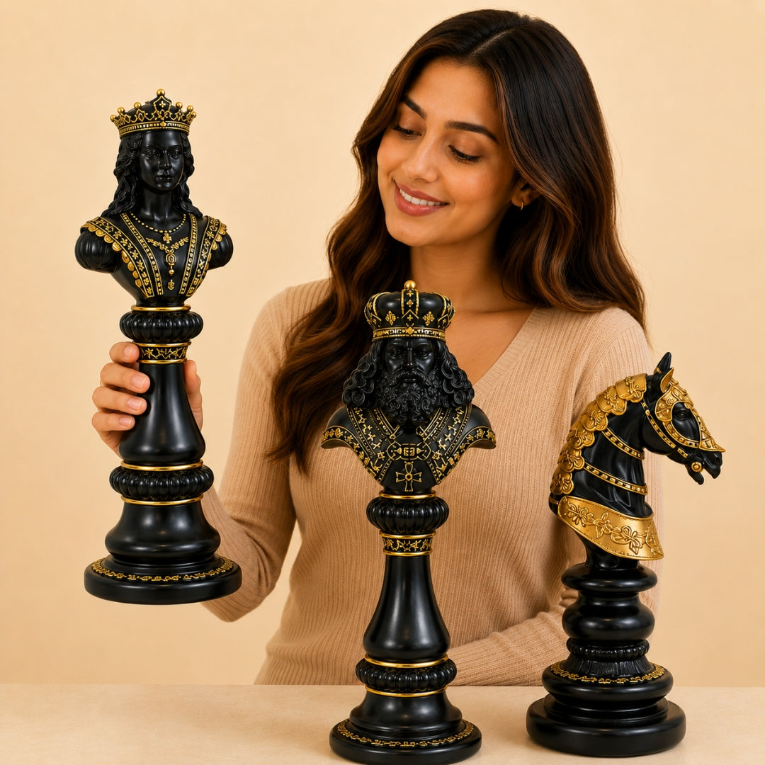 Luxury Chess Bust Sculpture
