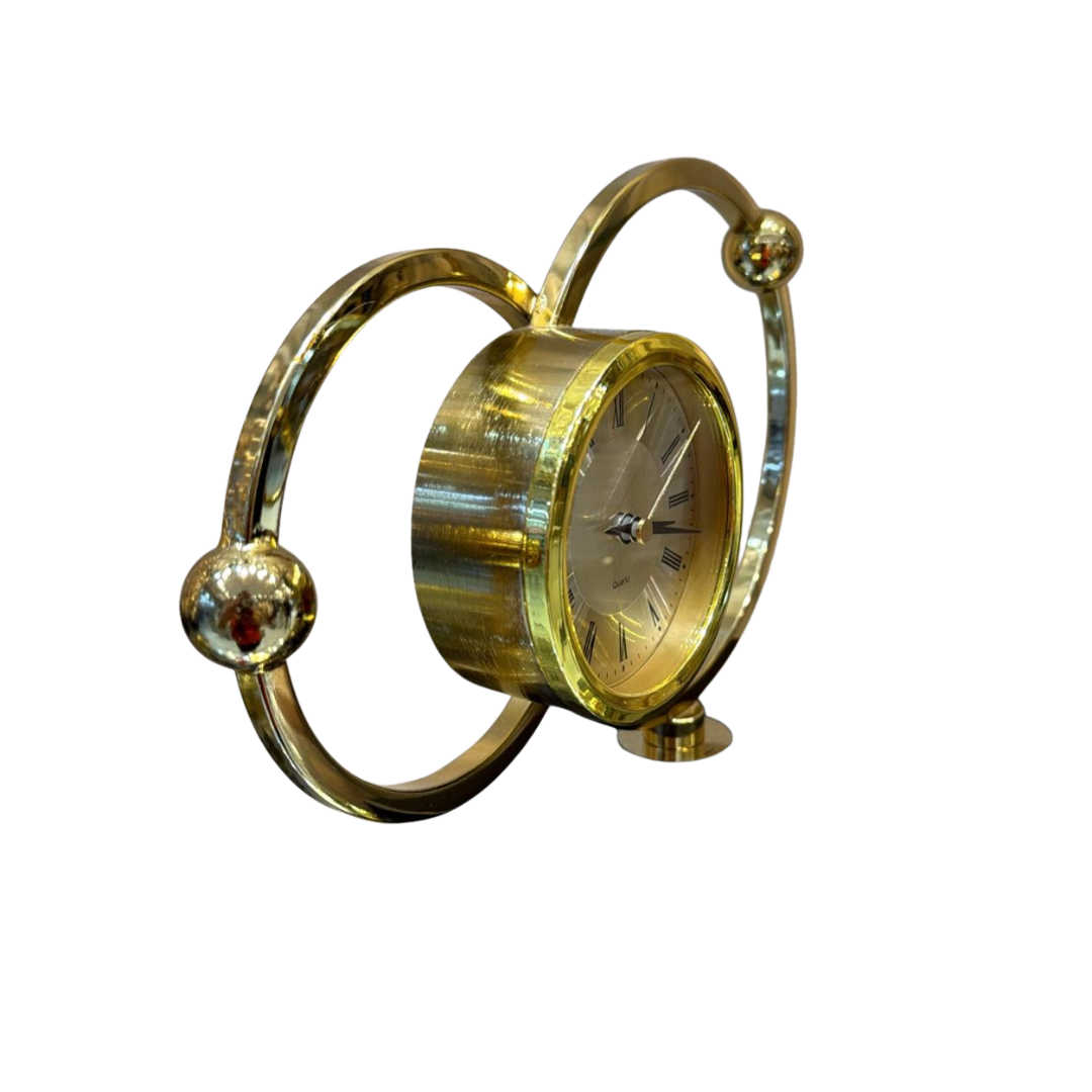 Dual ring desk clock