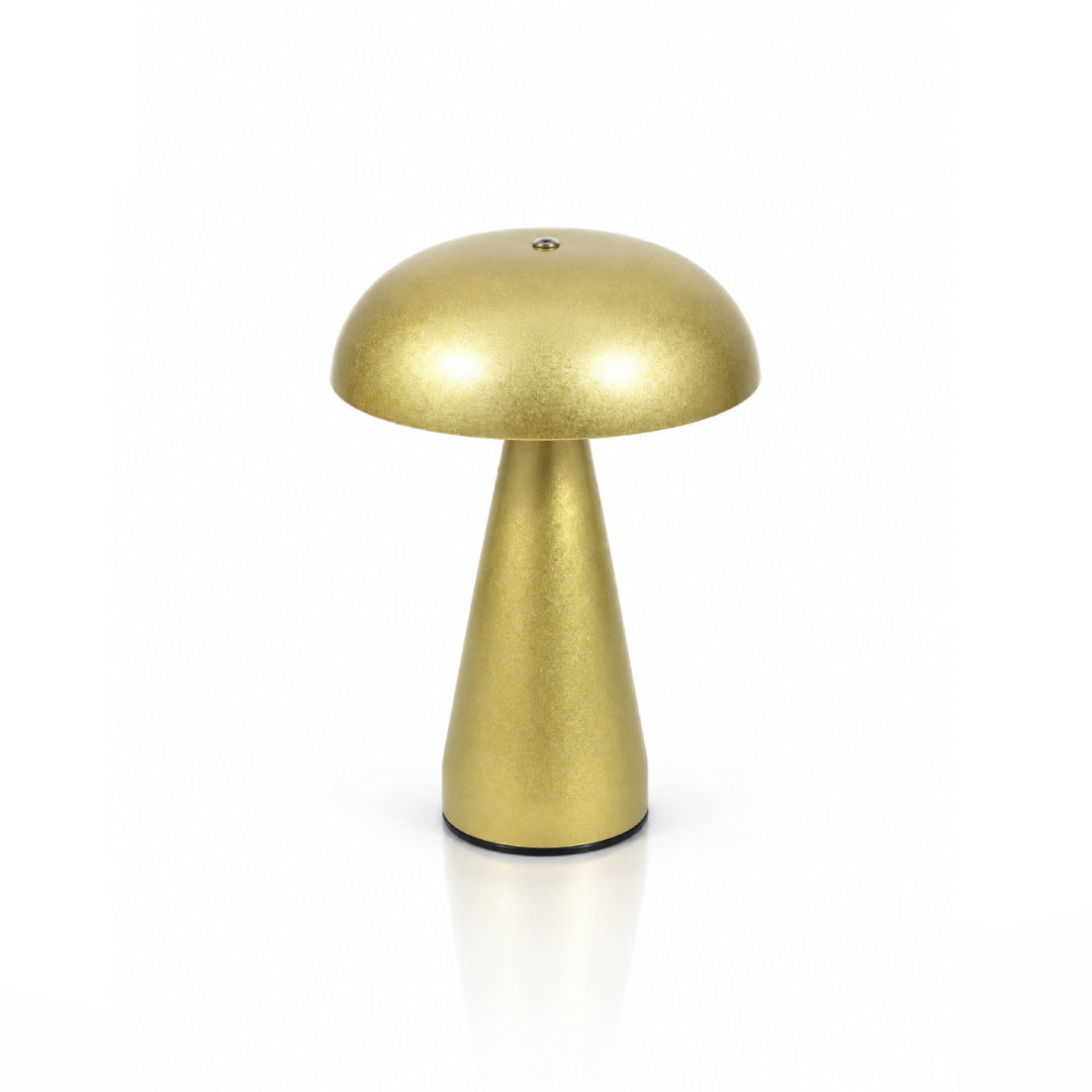 Golden Mushroom Touch Table Lamp