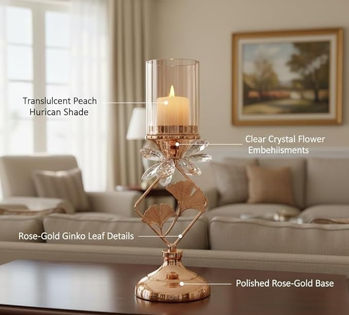 Blossom Shine Ginkgo Candle Holder