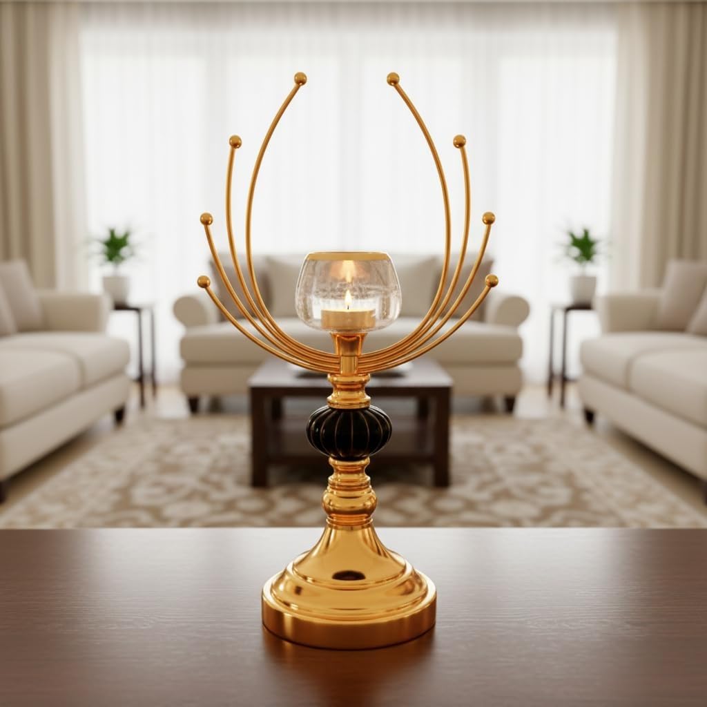 Modern Orbital Candle Holder