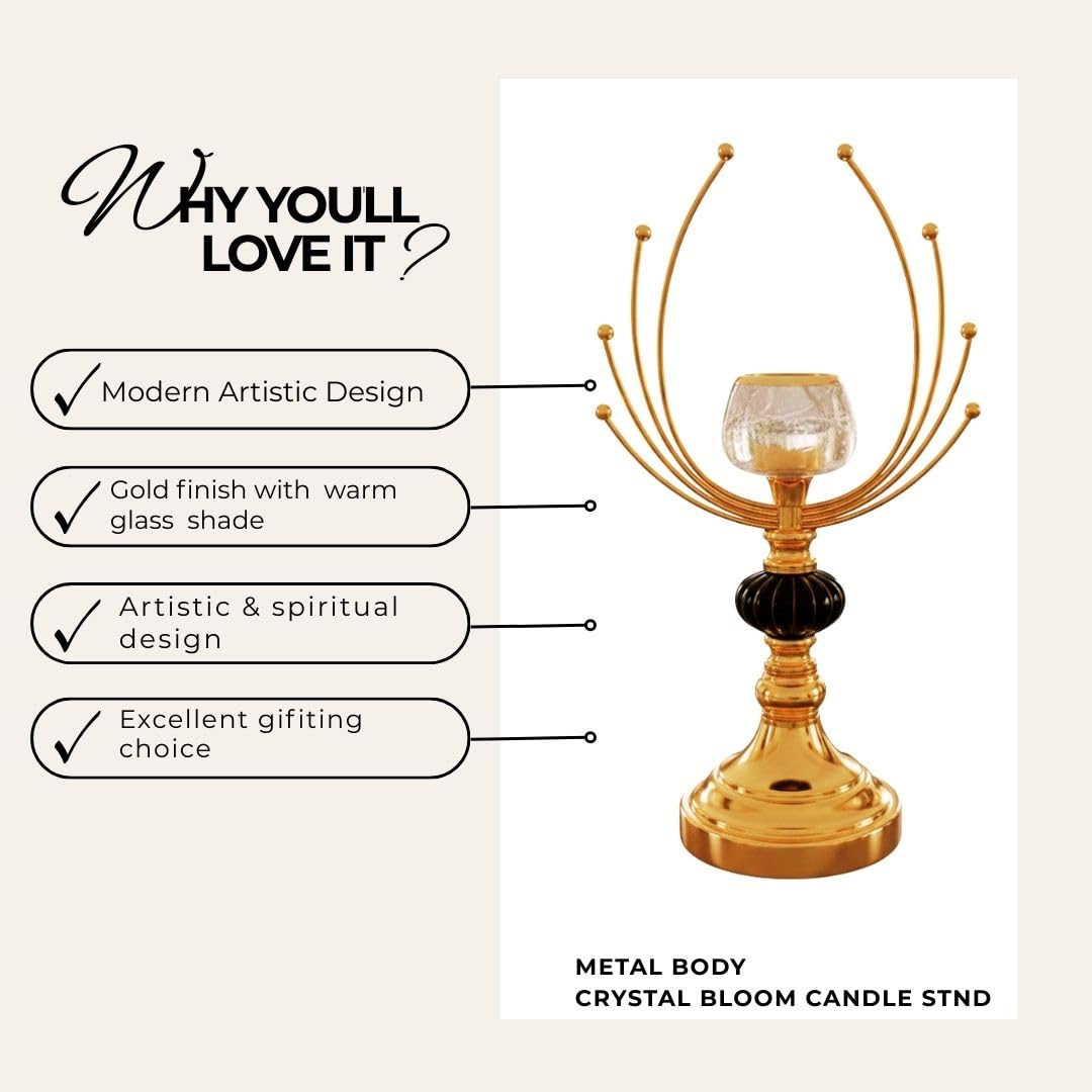 Modern Orbital Candle Holder
