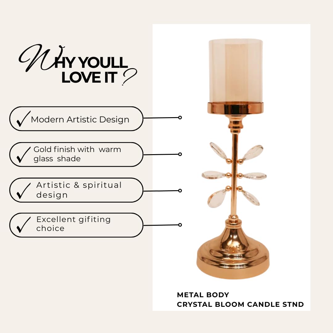 Crystal Luxe Candle Stand