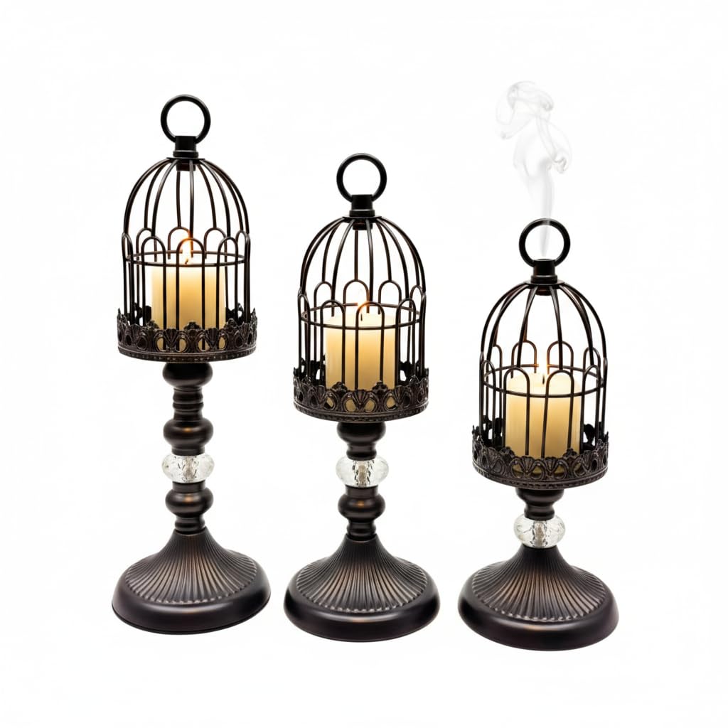 Chritmas Candle Holder Set of 3