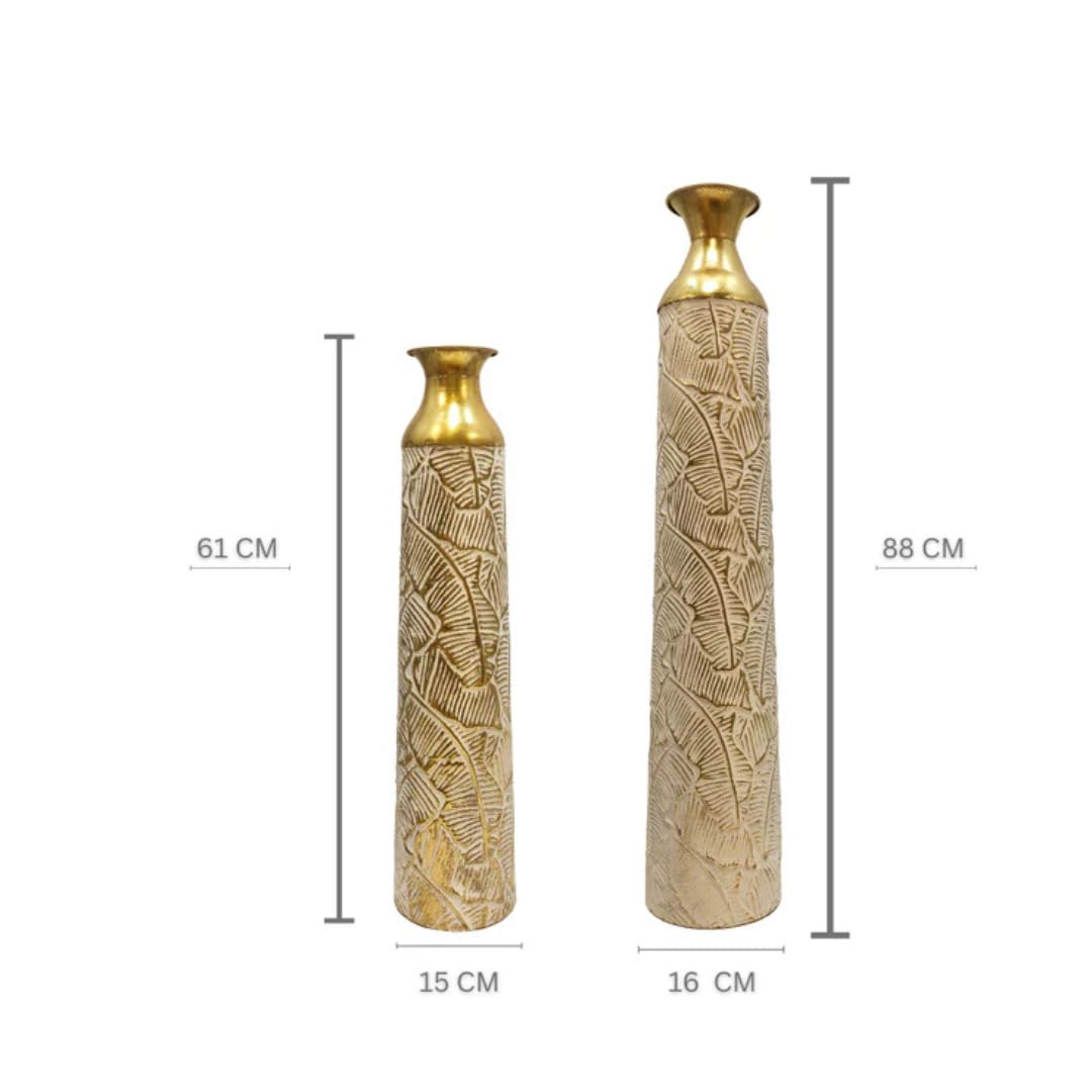 Embossed Decorative Floor Vase