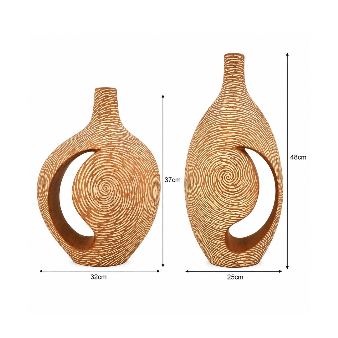 Modern Hollow Sculptural Ceramic Decorative Vase