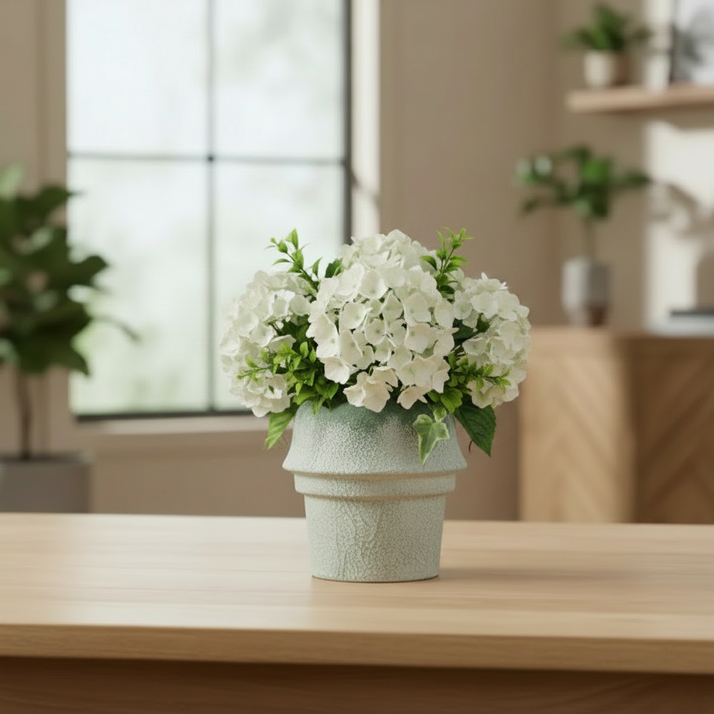 Modern Textured Ceramic Vase Set