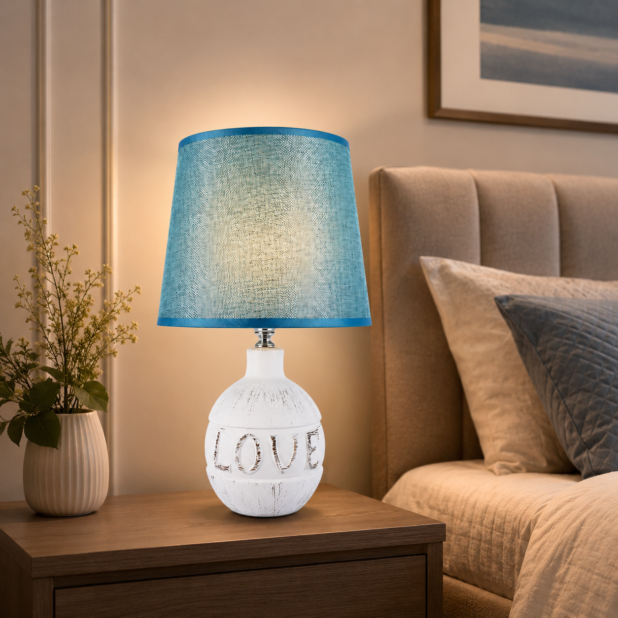 Love Pattern Table Lamp