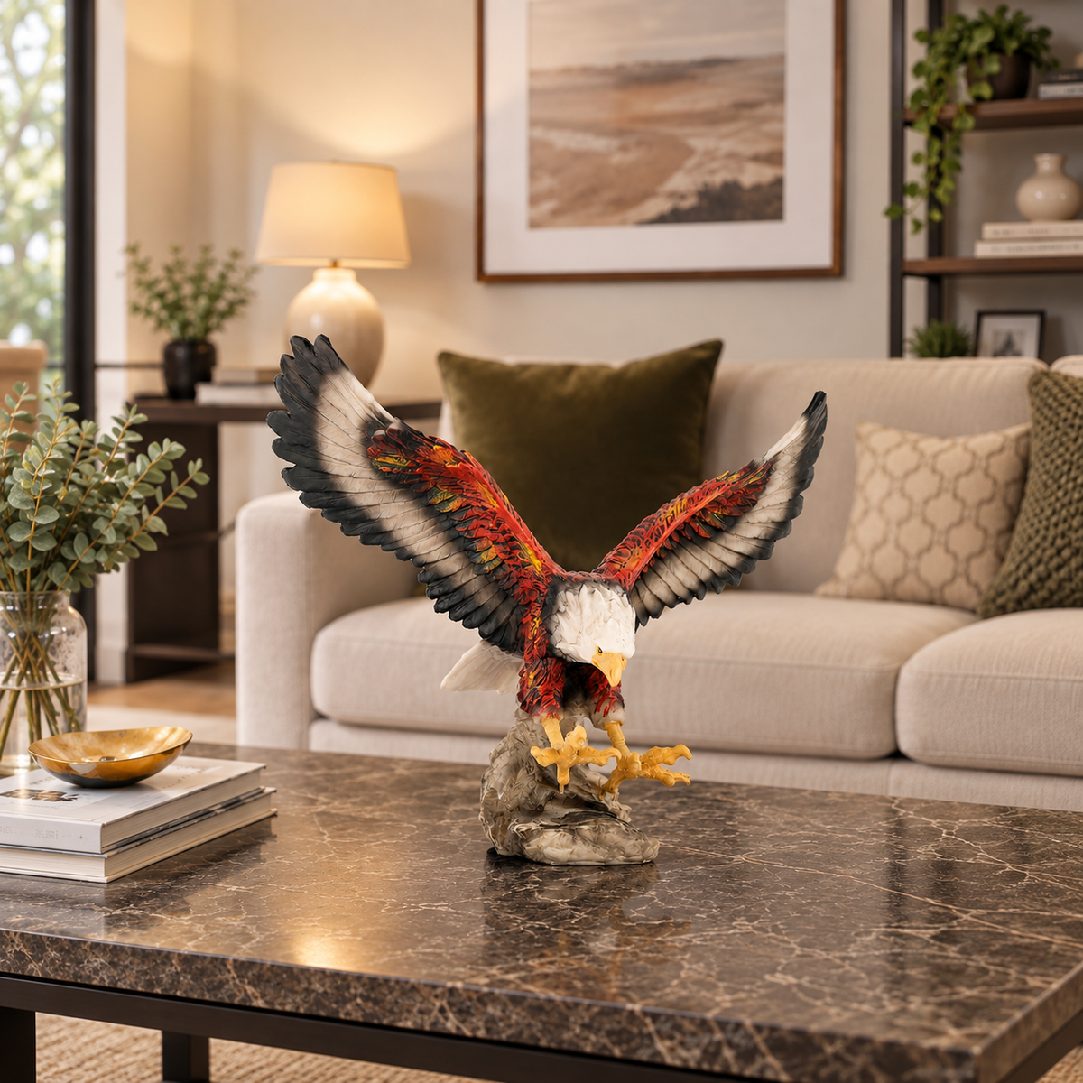 feather showpiece