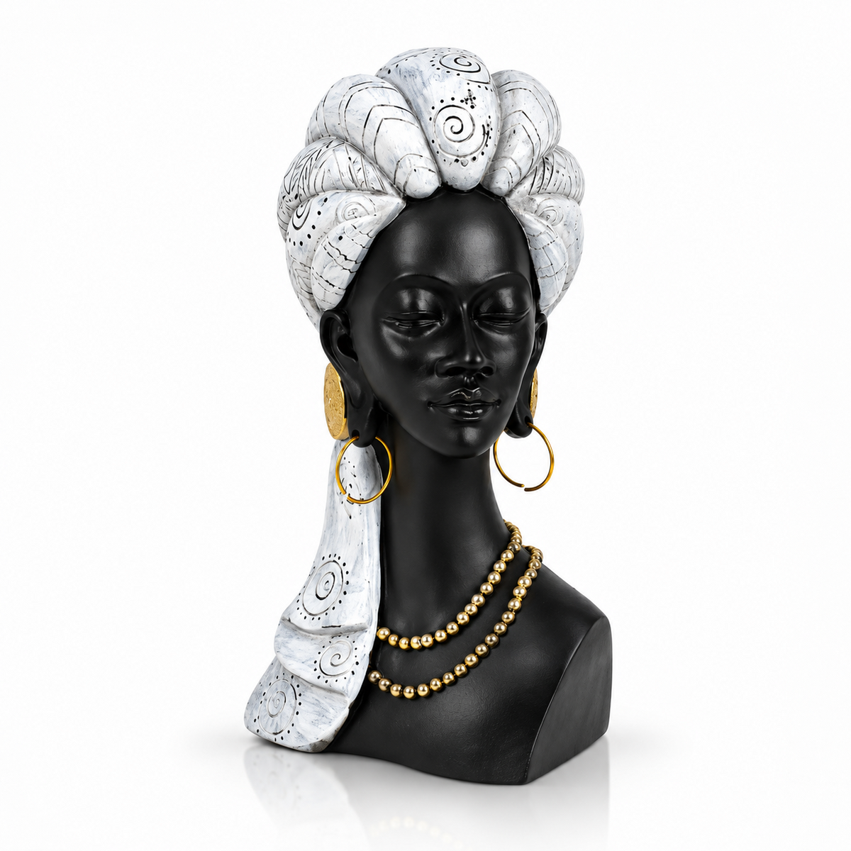 African Lady Bust Showpiece