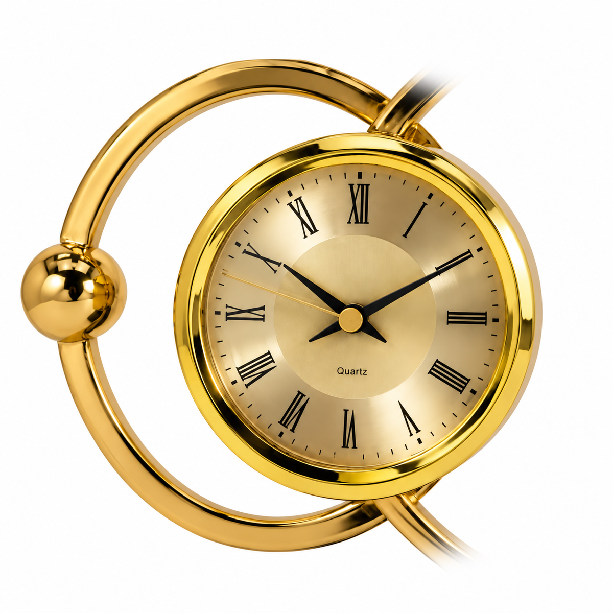 Dual ring desk clock