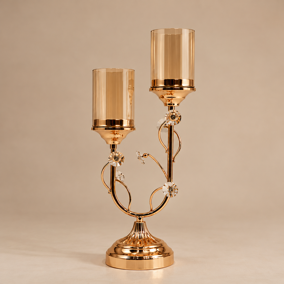 Dual Candle Holder Stand