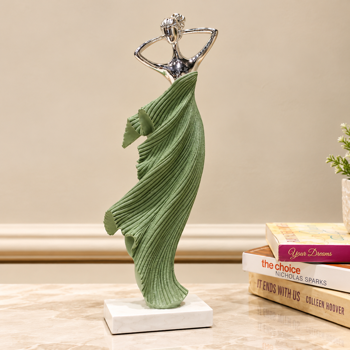 Draped Elegance Art Showpiece