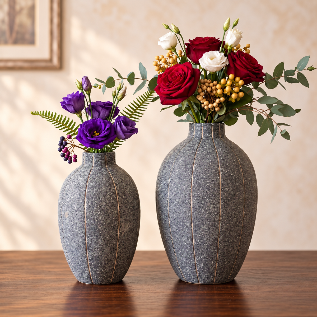 vertical vase