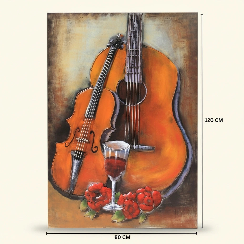 Musical Harmony 3D Metal Wall Art
