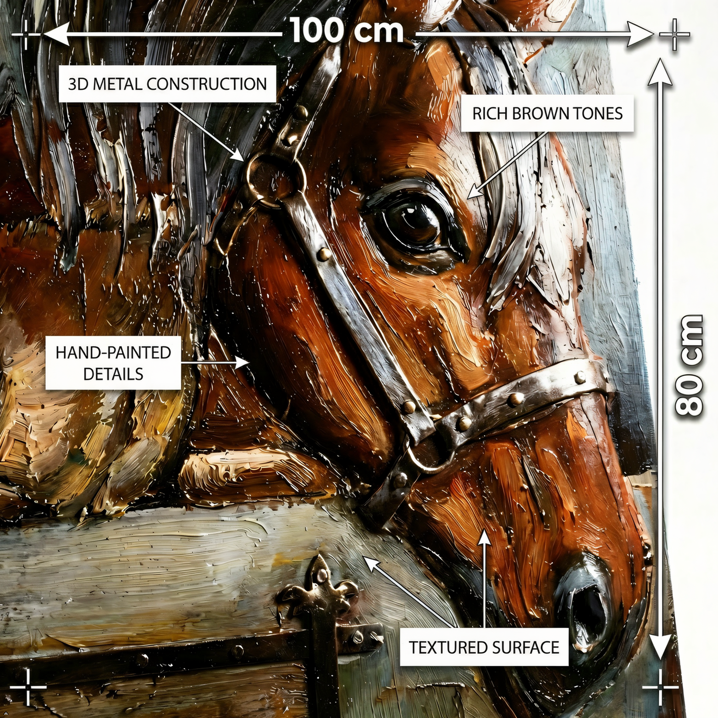 Stable Companions Metal Wall Art