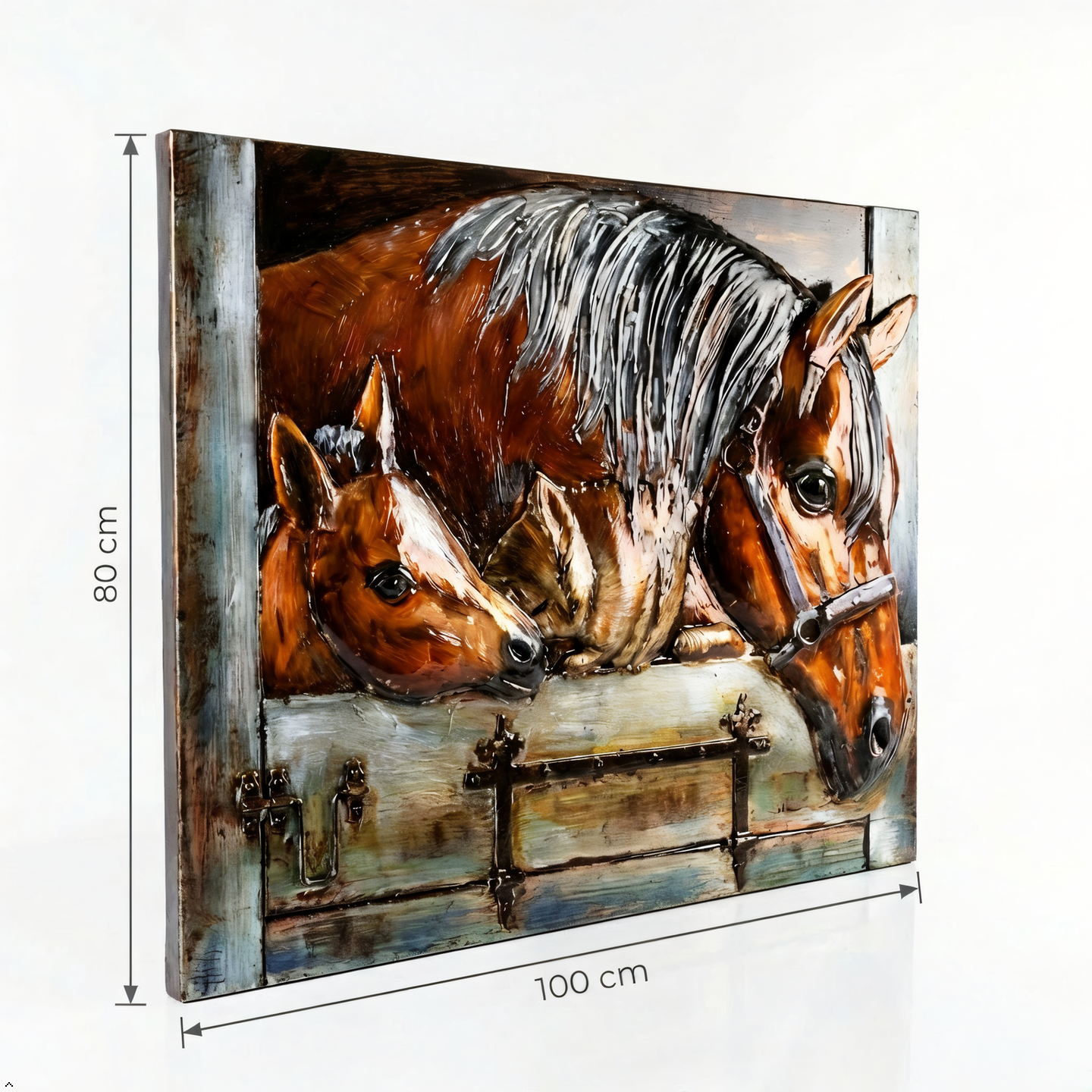 Stable Companions Metal Wall Art