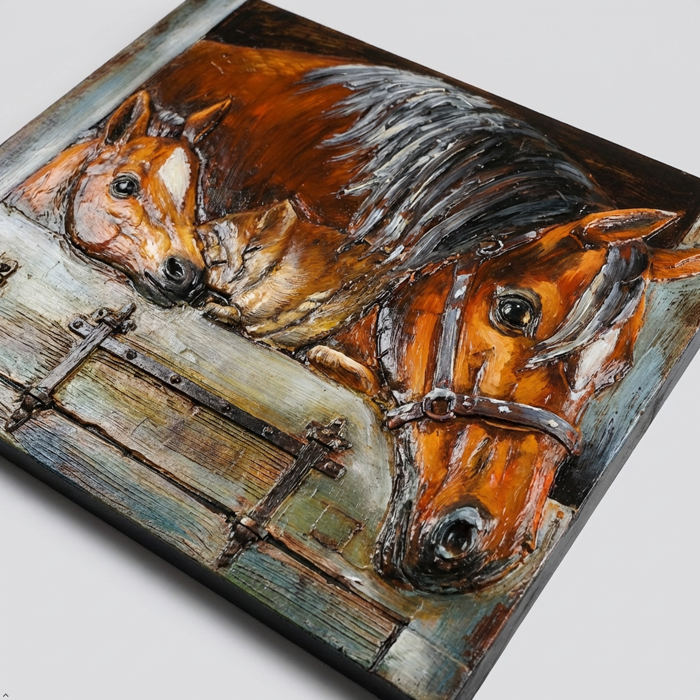 Stable Companions Metal Wall Art