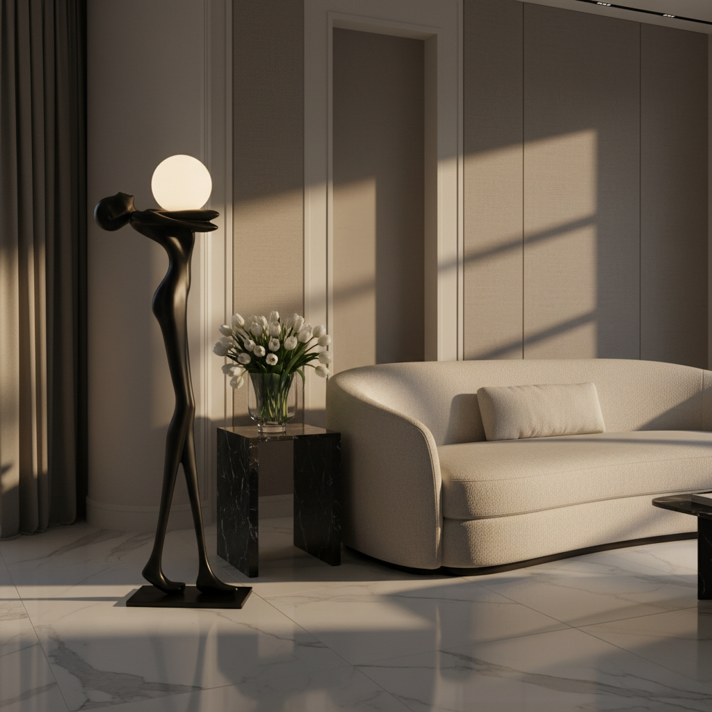 Eclipse Sculptural Floor Lamp