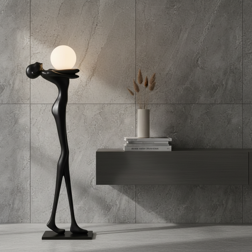 Eclipse Sculptural Floor Lamp