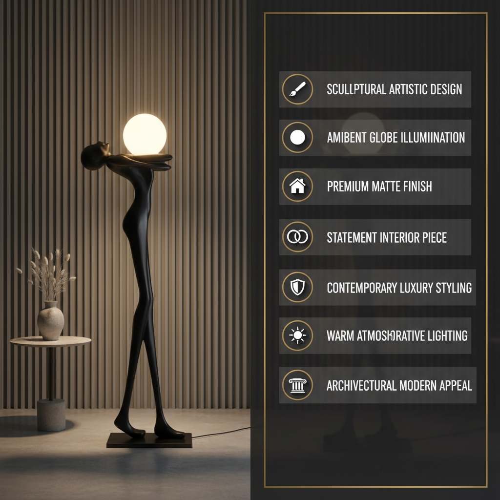 Eclipse Sculptural Floor Lamp