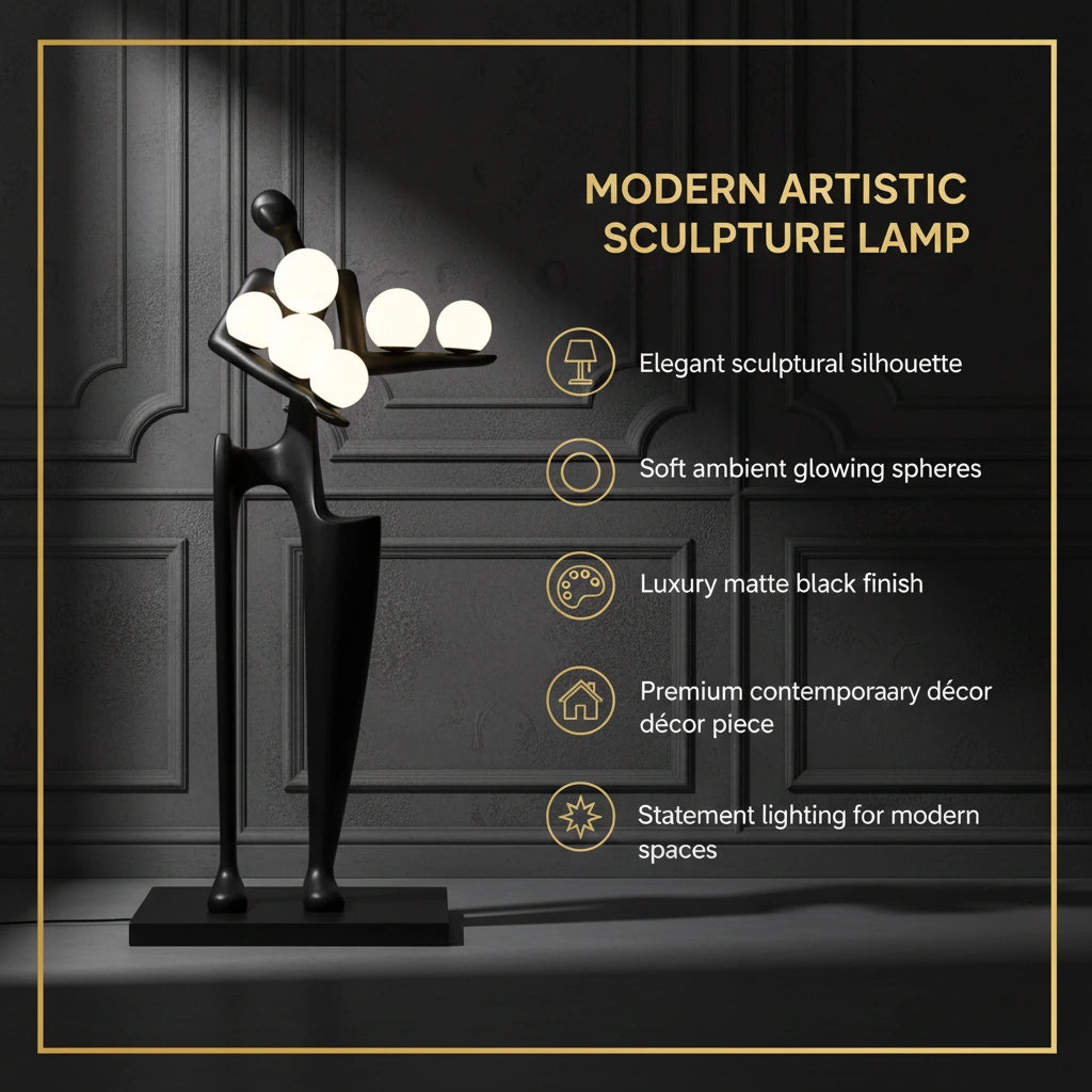 Lunara Sculptural Floor Lamp