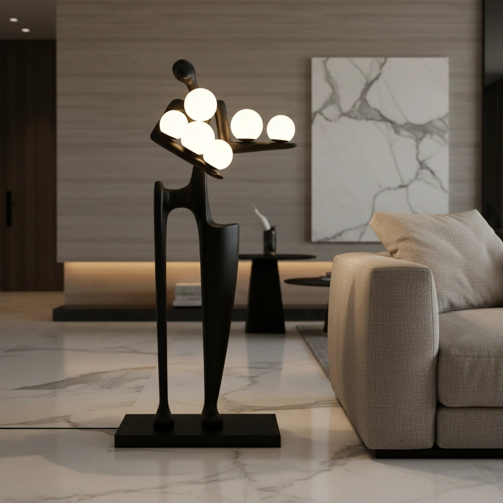 Lunara Sculptural Floor Lamp
