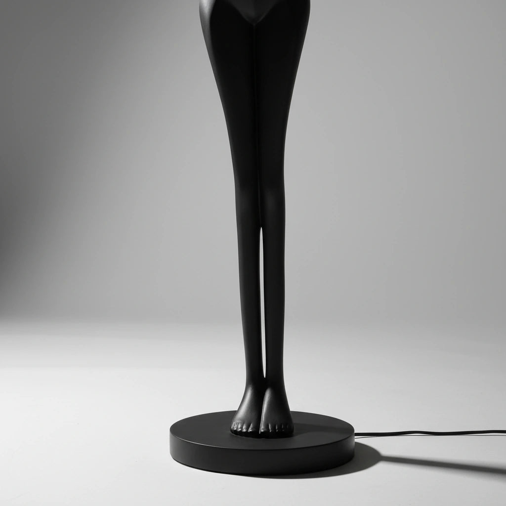 Modern Sculpture Floor Lamp with Globe Lights