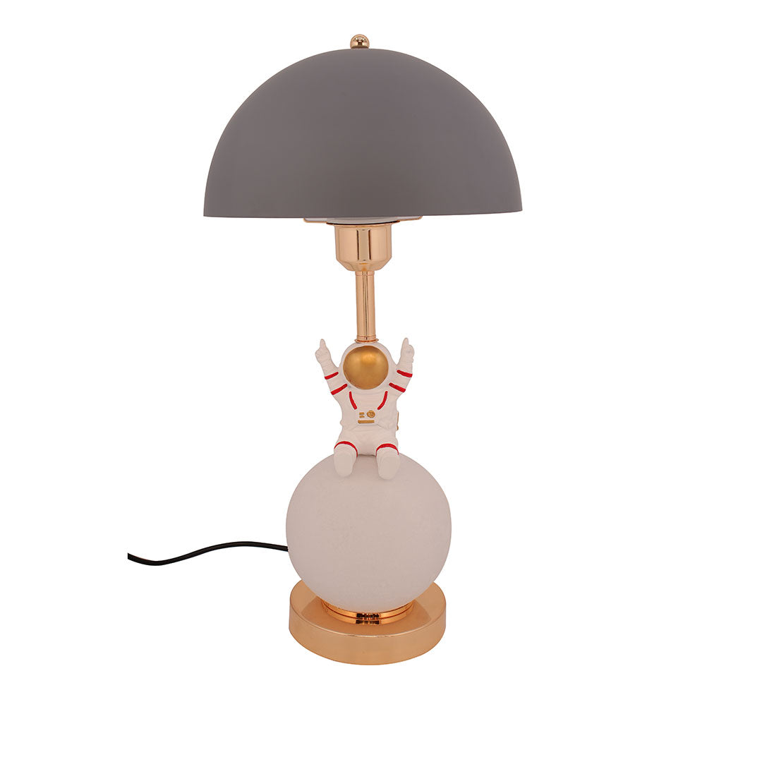 Astronaut Table Lamp with Dome Shade