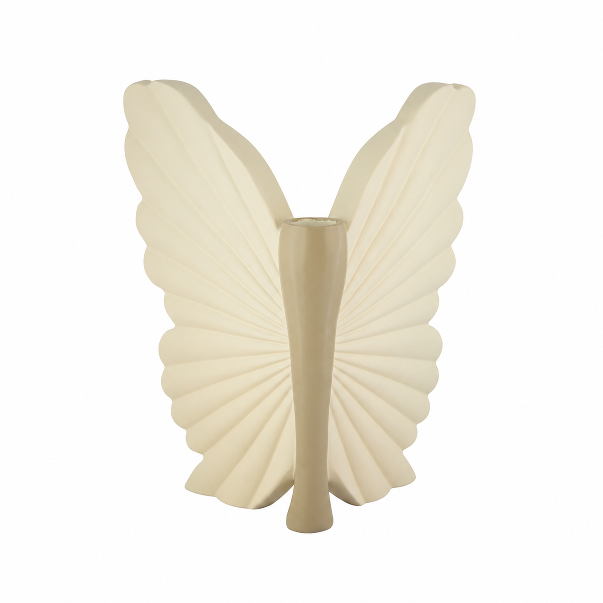 Sculptural Butterfly Wings Polyresin Showpiece for Living Room
