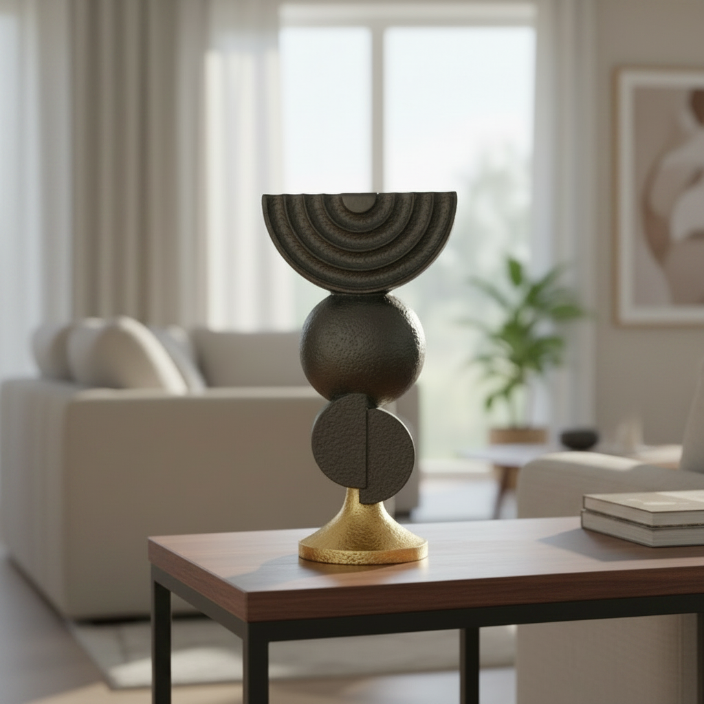 Bold Monarc Orbital Sculpture Showpiece