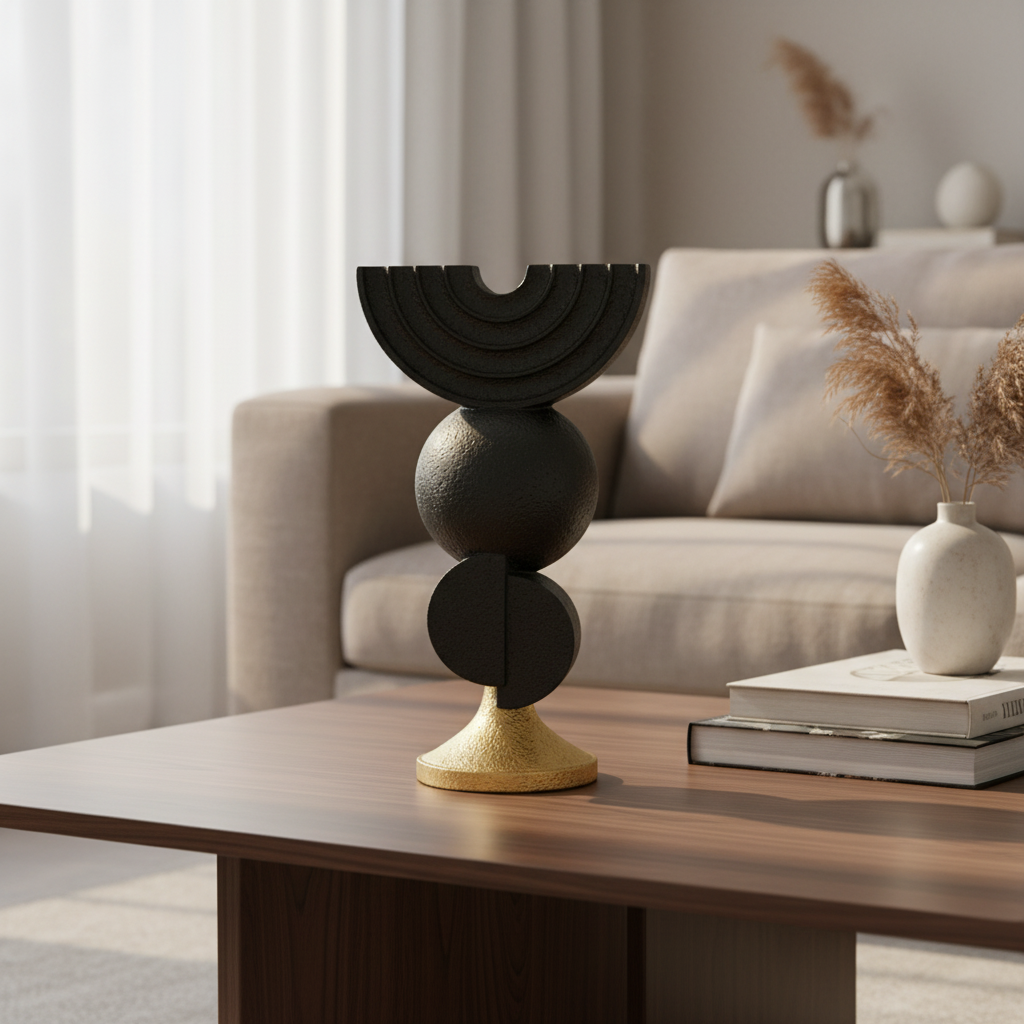 Bold Monarc Orbital Sculpture Showpiece