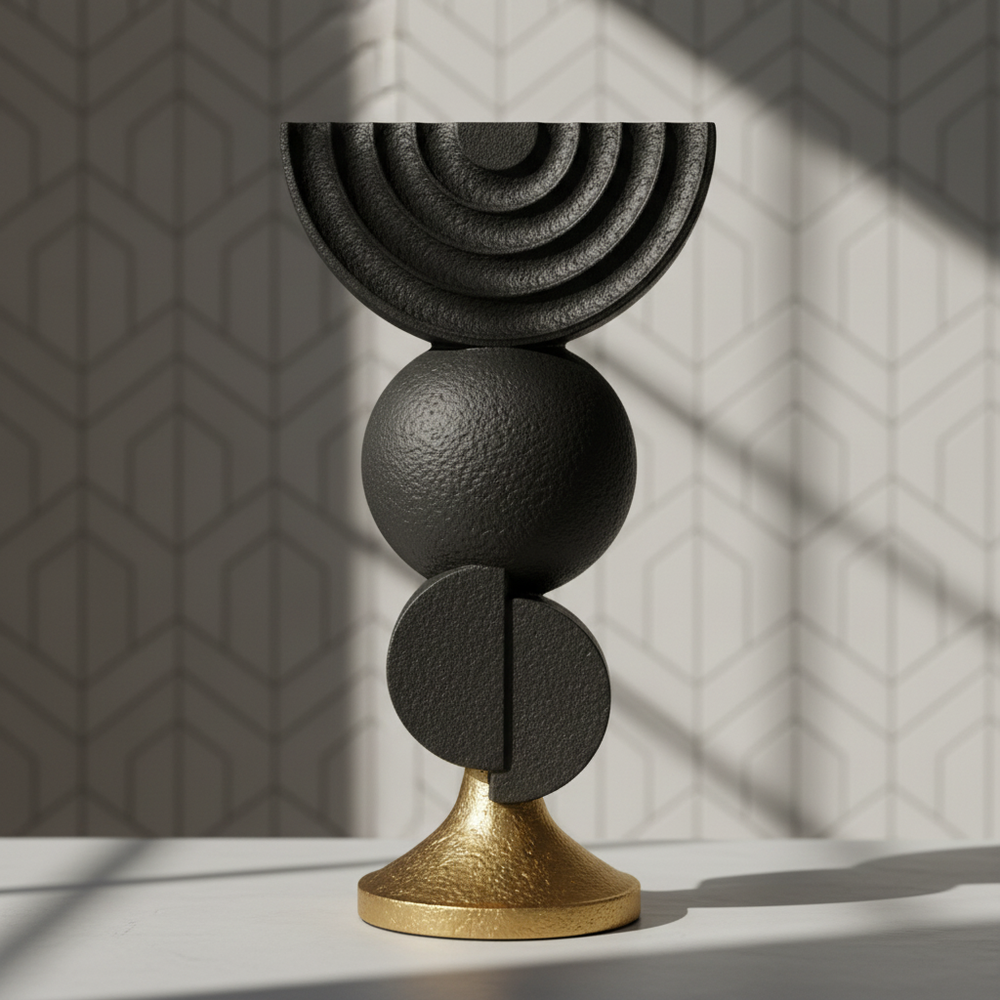 Bold Monarc Orbital Sculpture Showpiece