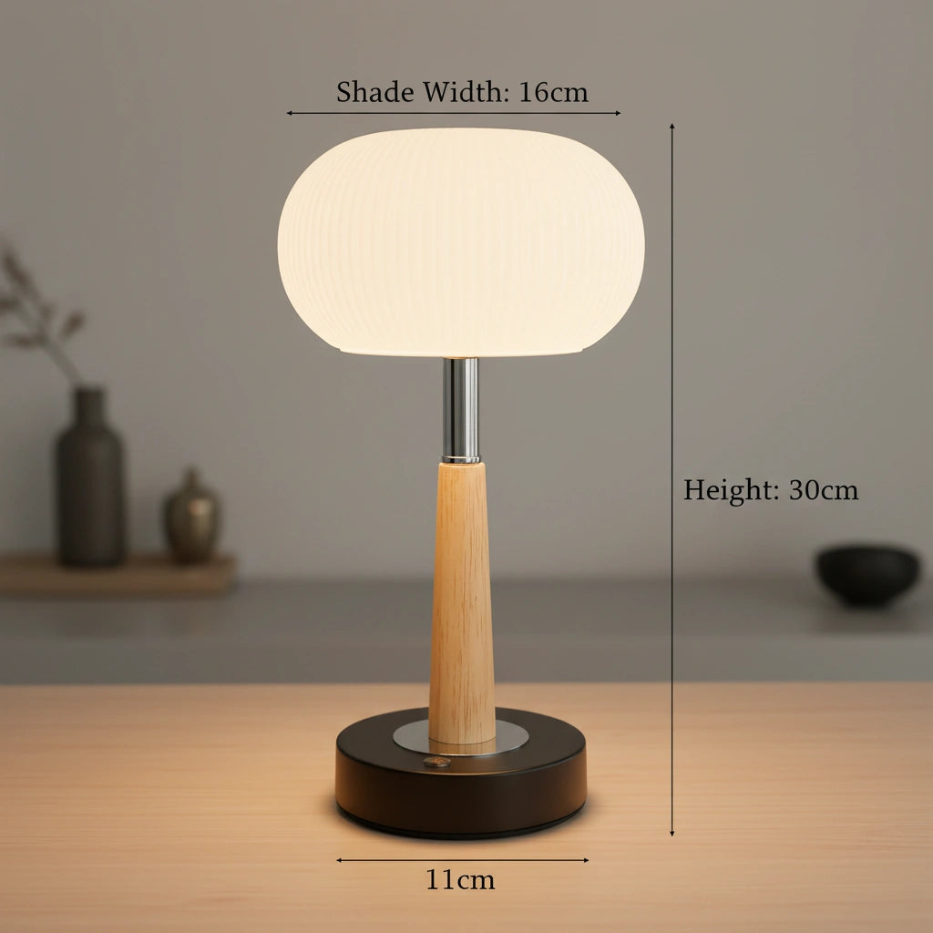 AuraGlow Cordless Touch Tap Lamp