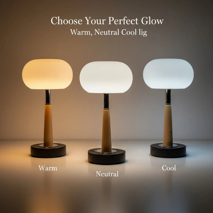 AuraGlow Cordless Touch Tap Lamp