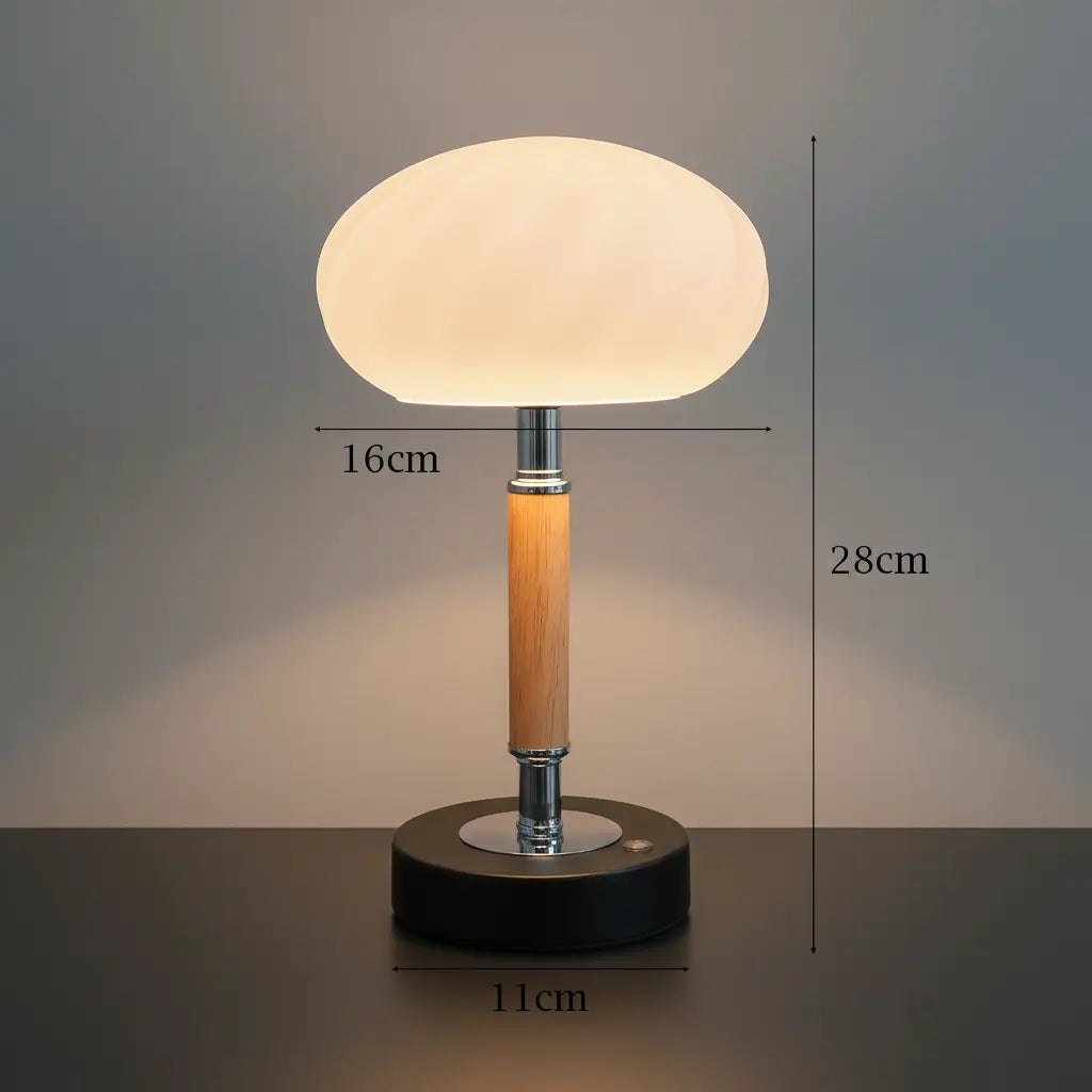 Wireless Mushroom Tap Lamp
