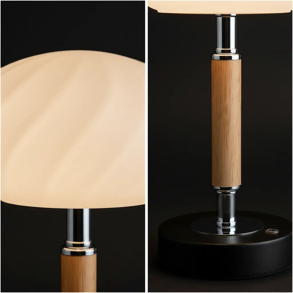 Wireless Mushroom Tap Lamp