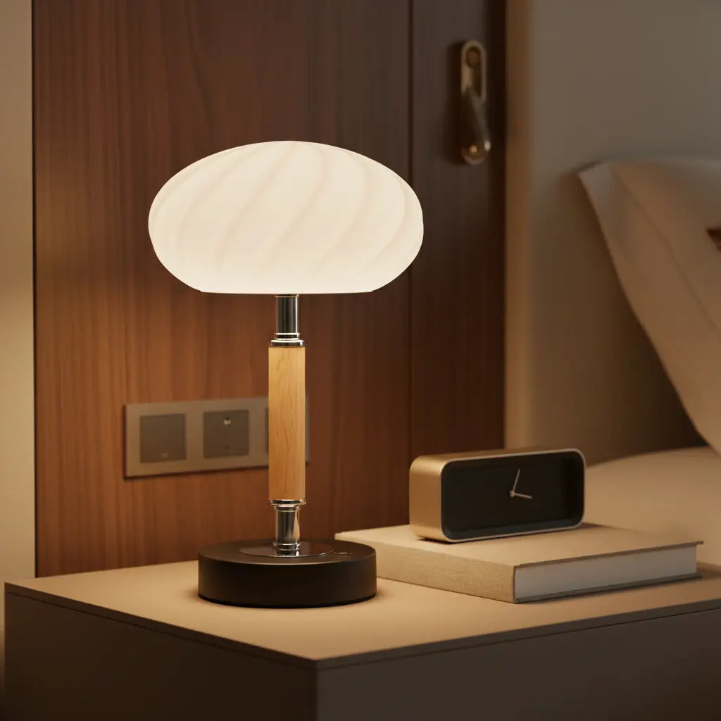 Wireless Mushroom Tap Lamp