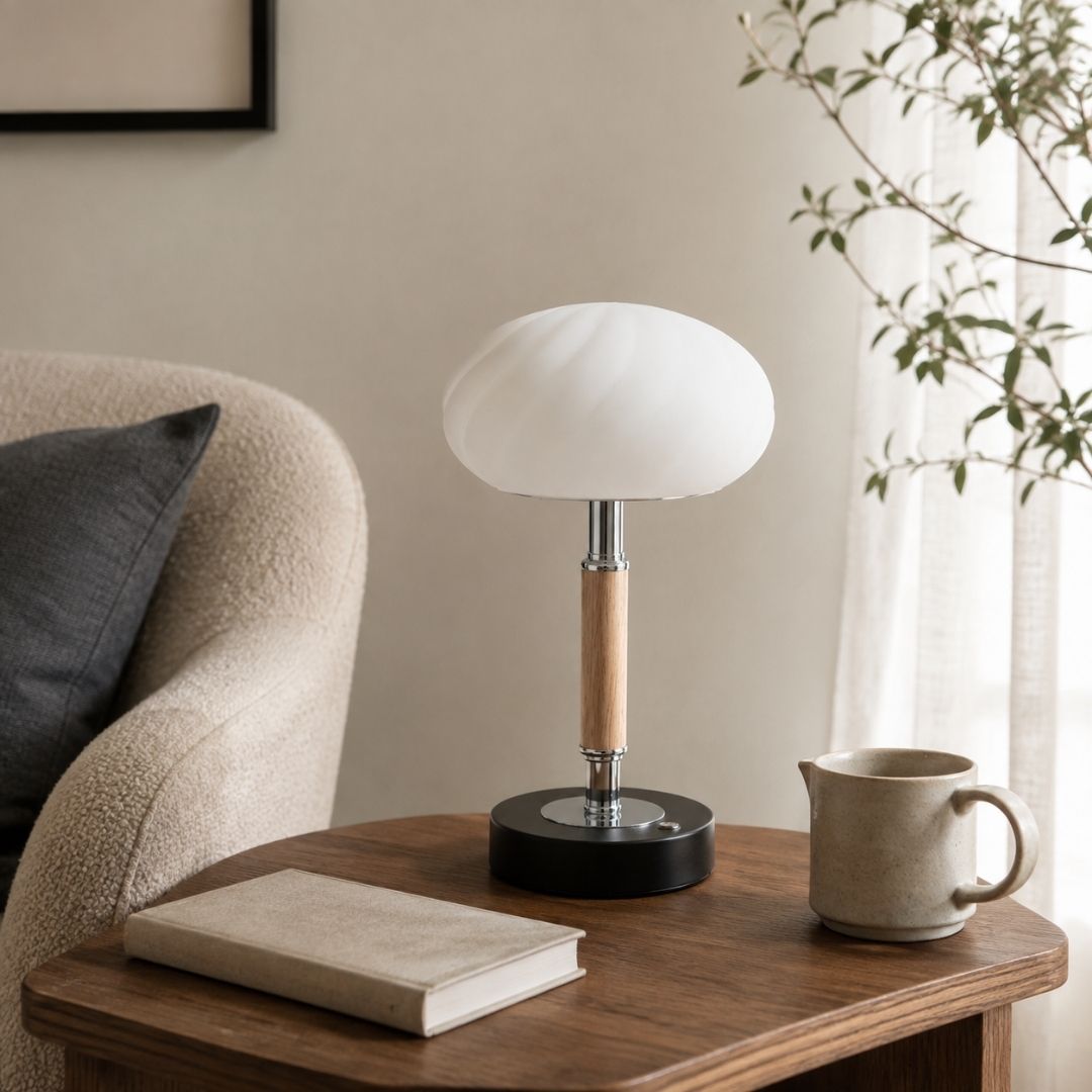 Wireless Mushroom Shape Design Tap Lamp