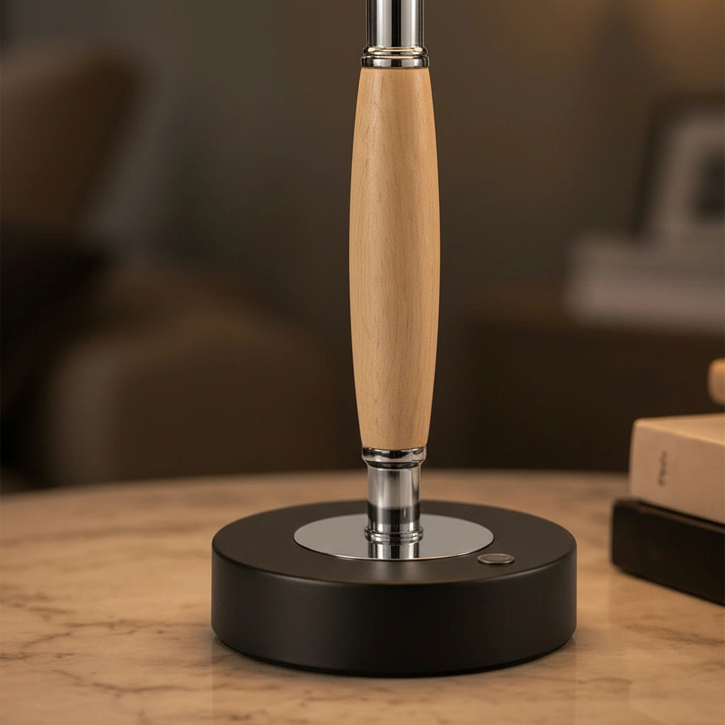 LumiTouch Cordless Mushroom Tap Lamp