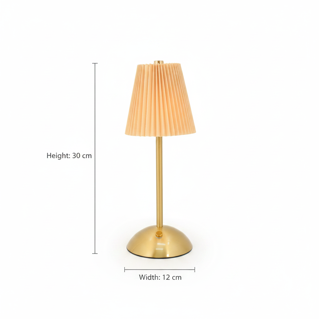LuxeGlow Tap Lamp – Soft Orange Edition