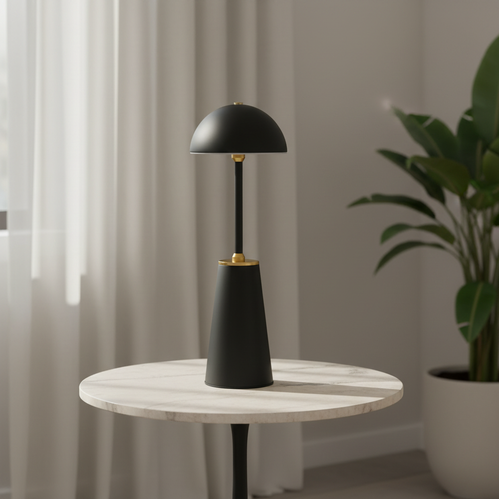 Aura Dome Lamp – Midnight Black