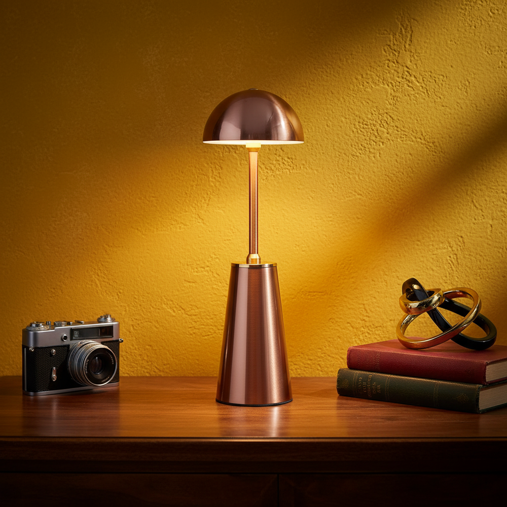 Aura Dome Lamp – Rose Gold