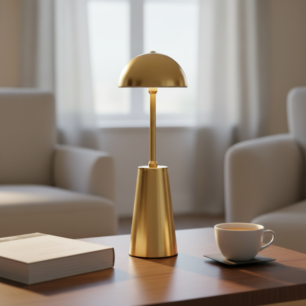 Aura Dome Lamp – Classic Gold